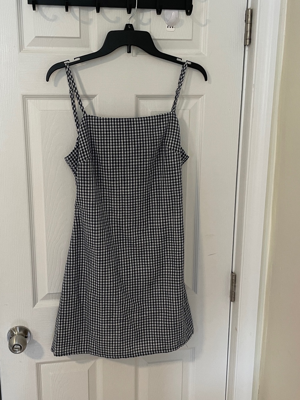 Elodie the Label Navy Gingham Mini Dress